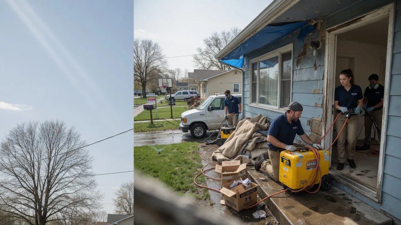 Basement Flood Cleanup in Columbia, MS near me